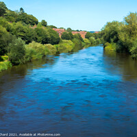 Buy canvas prints of River Severn Bridgnorth Shropshire by Stuart Chard