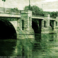 Buy canvas prints of Bridge over the River Seven by Stuart Chard