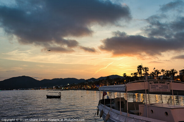 Sunset on the mediterranean Picture Board by Travel and Pixels 