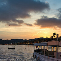 Buy canvas prints of Sunset on the mediterranean by Stuart Chard