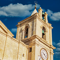 Buy canvas prints of St.Johns cathedral church in Valletta malta by Stuart Chard