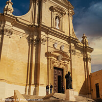Buy canvas prints of Cathedral of the Assumption in Victoria on Gozo. M by Stuart Chard