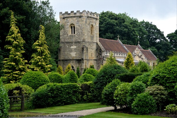 Church of St Michael and All Angels, Brodsworth, near Doncaster Picture Board by Peter Wiseman