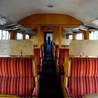 Buy canvas prints of Vintage train passenger carriage by Peter Wiseman