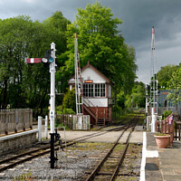 Buy canvas prints of Alston Station, South Tynedale Railway by Peter Wiseman