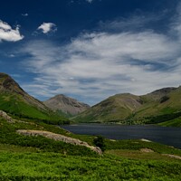 Buy canvas prints of Wasdale, the Lake District by Peter Wiseman
