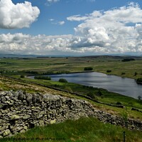 Buy canvas prints of View over Wet Sleddale Reservoir by Peter Wiseman