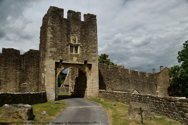 Farleigh Hungerford Castle Picture Board by Peter Wiseman