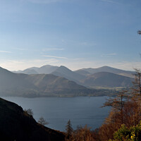 Buy canvas prints of Derwent Water, The Lake District by Peter Wiseman