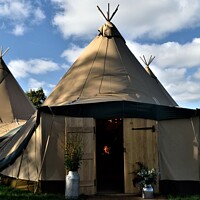 Buy canvas prints of Tepee by Peter Wiseman