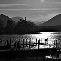 Buy canvas prints of Derwent Water, the Lake District by Peter Wiseman