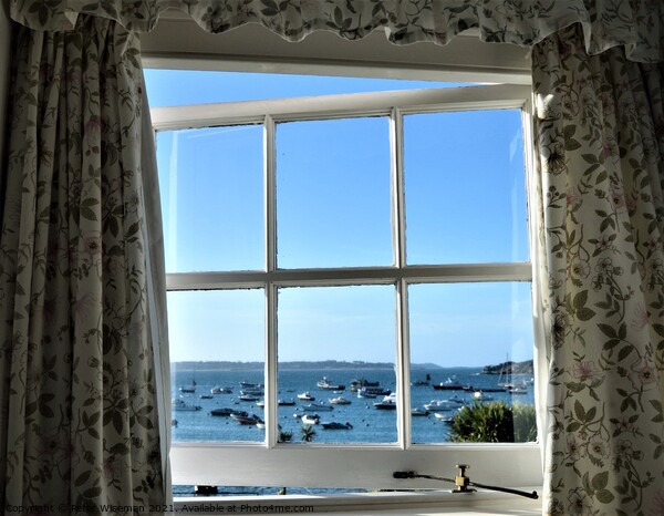 A window with a harbour view Picture Board by Peter Wiseman