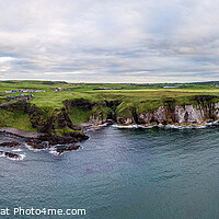 Buy canvas prints of Dunluce Castle by Barry Hughes