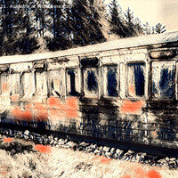 Buy canvas prints of Old railway coach by Ralph Greig