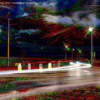 Buy canvas prints of Light Trails art by Ralph Greig