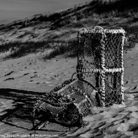 Buy canvas prints of Lobster pots by Ralph Greig