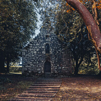 Buy canvas prints of Drum Castle Chapel by Ralph Greig