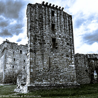 Buy canvas prints of Spynie Castle by Ralph Greig