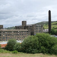 Buy canvas prints of Textile mill Marsden  by Roy Hinchliffe