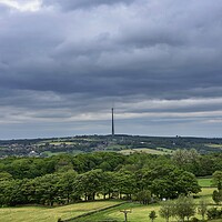 Buy canvas prints of Emily Moor television masts by Roy Hinchliffe