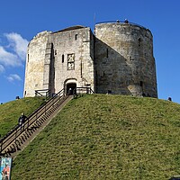 Buy canvas prints of Cliffords  Tower York by Roy Hinchliffe