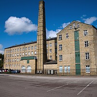 Buy canvas prints of Old textile Mill in Huddersfield by Roy Hinchliffe