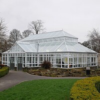 Buy canvas prints of Large conservatory Huddersfield by Roy Hinchliffe