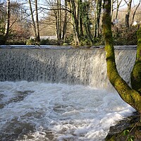 Buy canvas prints of Waterfall Huddersfield by Roy Hinchliffe