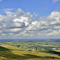 Buy canvas prints of View across the Holme Valley by Roy Hinchliffe