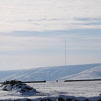 Buy canvas prints of Snow on the moors by Roy Hinchliffe