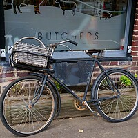 Buy canvas prints of Butcher boys bike by Roy Hinchliffe