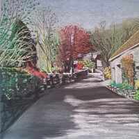 Buy canvas prints of Parwich village, Derbyshire by Trevor Whetstone