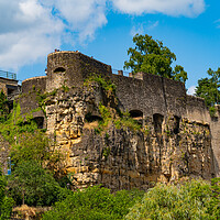 Buy canvas prints of Bock Casemates, a rocky fortification in Luxembourg City by Chun Ju Wu