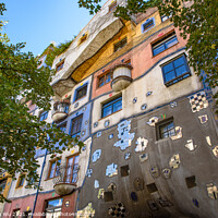 Buy canvas prints of Hundertwasserhaus, an apartment house in Vienna, Austria by Chun Ju Wu