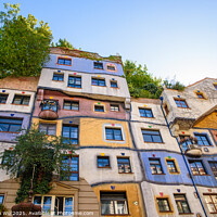 Buy canvas prints of Hundertwasserhaus, an apartment house in Vienna, Austria by Chun Ju Wu