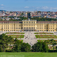 Buy canvas prints of Schönbrunn Palace in Vienna, Austria by Chun Ju Wu