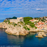 Buy canvas prints of Fort Lovrijenac, a fortress by the western wall of the old city of Dubrovnik, Croatia by Chun Ju Wu