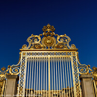 Buy canvas prints of The golden gate of Palace of Versailles (Château de Versailles), Paris, France by Chun Ju Wu