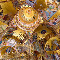 Buy canvas prints of Interior of Cathedral of the Resurrection of Christ in Podgorica, Montenegro by Chun Ju Wu