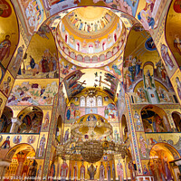 Buy canvas prints of Interior of Cathedral of the Resurrection of Christ in Podgorica, Montenegro by Chun Ju Wu