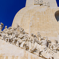 Buy canvas prints of Monument of the Discoveries (Padrão dos Descobrimentos), a monument in Belém, Lisbon, Portugal by Chun Ju Wu