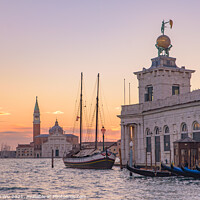 Buy canvas prints of Church of San Giorgio Maggiore at sunrise time, Venice, Italy by Chun Ju Wu