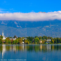 Buy canvas prints of Lake Bled, a popular tourist destination in Slovenia by Chun Ju Wu