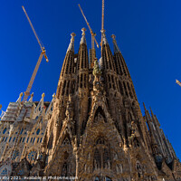 Buy canvas prints of Nativity Façade of Sagrada Familia, the cathedral designed by Gaudi in Barcelona, Spain by Chun Ju Wu