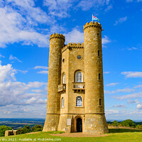 Buy canvas prints of Broadway Tower in Worcestershire, Cotswolds area, England, UK by Chun Ju Wu