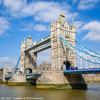 Buy canvas prints of Tower Bridge crossing the River Thames in London, United Kingdom by Chun Ju Wu