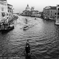 Buy canvas prints of Grand Canal in Venice (black & white) by Chun Ju Wu