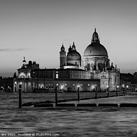 Buy canvas prints of Santa Maria della Salute in Venice (black & white) by Chun Ju Wu