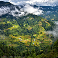 Buy canvas prints of Mountains in Nepal by Chun Ju Wu