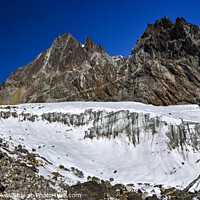 Buy canvas prints of Glacier at Himalayas mountain range in Nepal by Chun Ju Wu